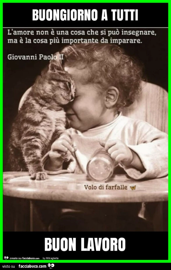 Buongiorno a tutti buon lavoro