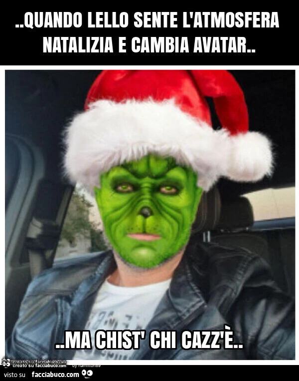 Quando lello sente l'atmosfera natalizia e cambia avatar
