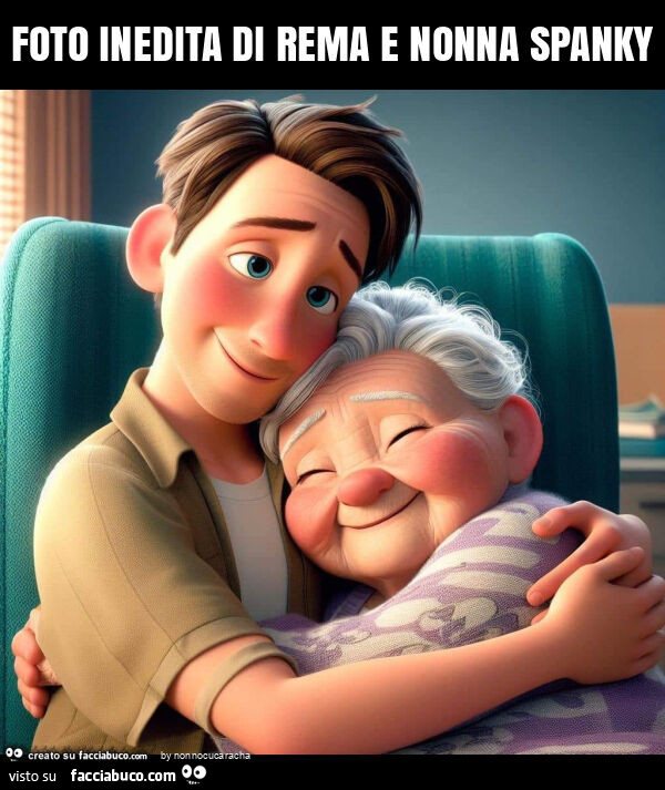 Foto inedita di rema e nonna spanky