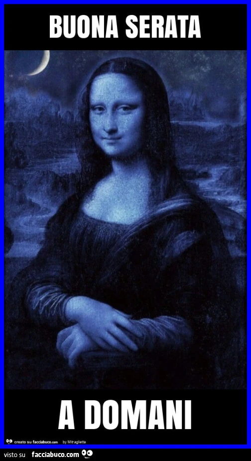 Buona serata a domani