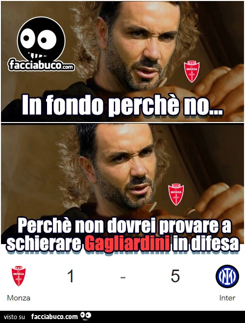In fondo perchè no&hellip; perchè non dovrei provare a schierare Gagliardini in difesa
