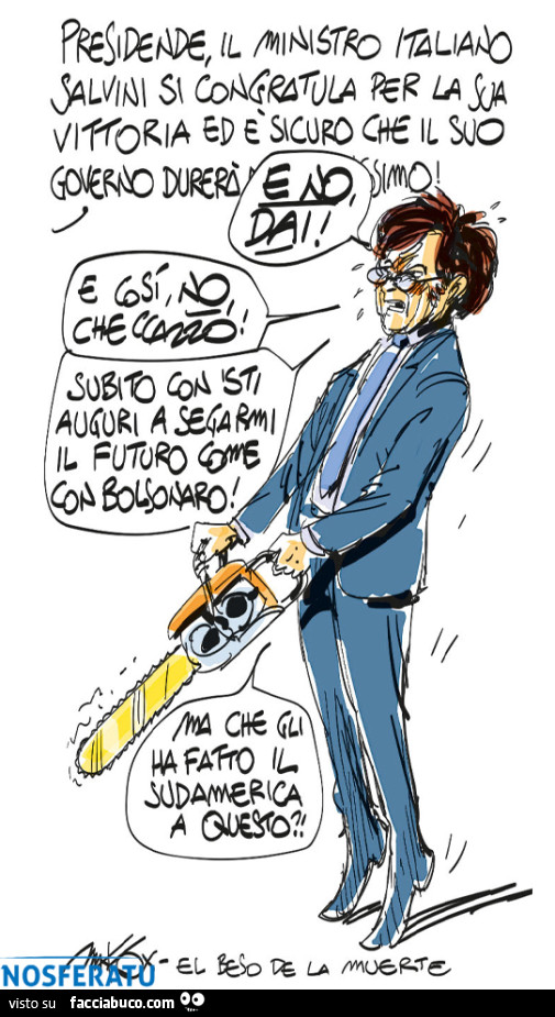 Salvini porta sfiga