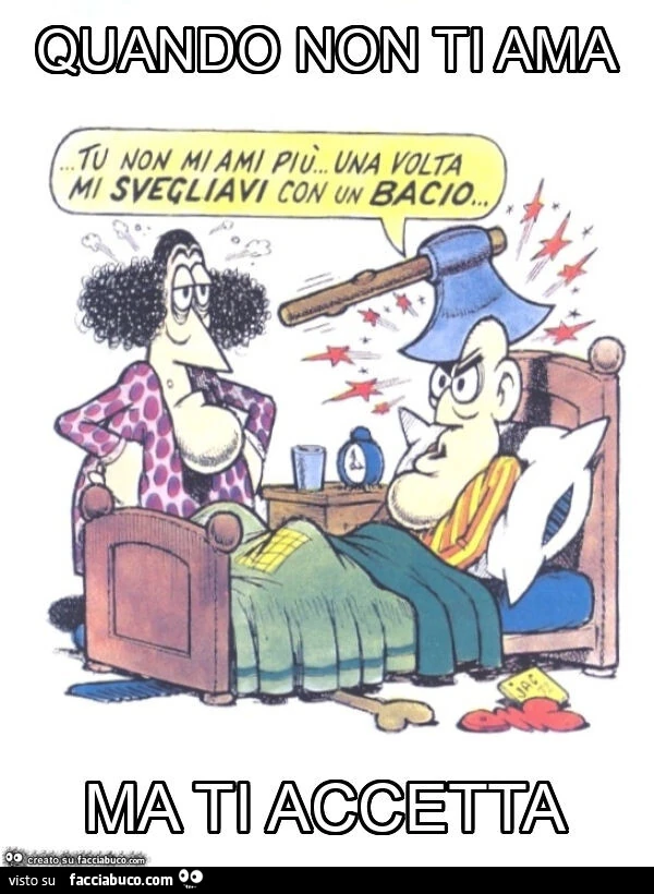 Quando non ti ama ma ti accetta