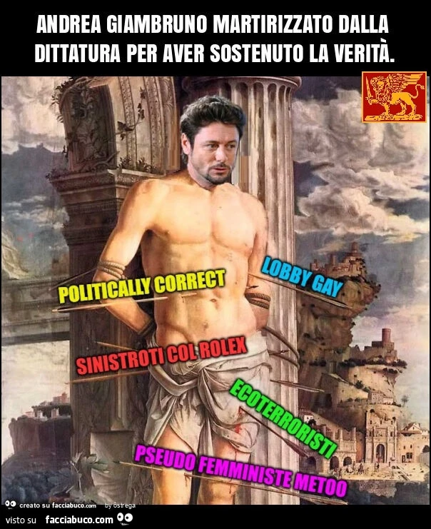 Andrea giambruno martirizzato dalla dittatura per aver sostenuto la verità