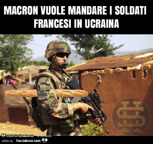 Macron vuole mandare i soldati francesi in ucraina