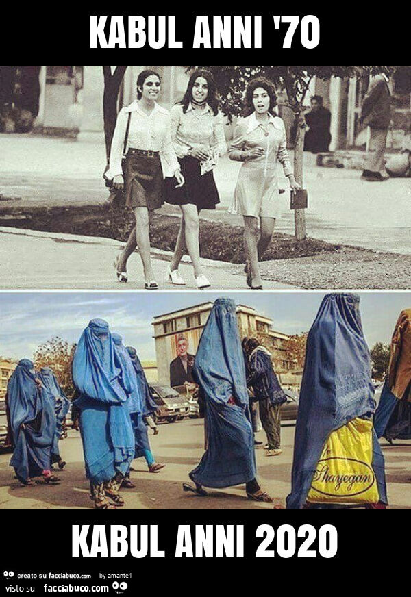 Kabul anni '70 kabul anni 2020
