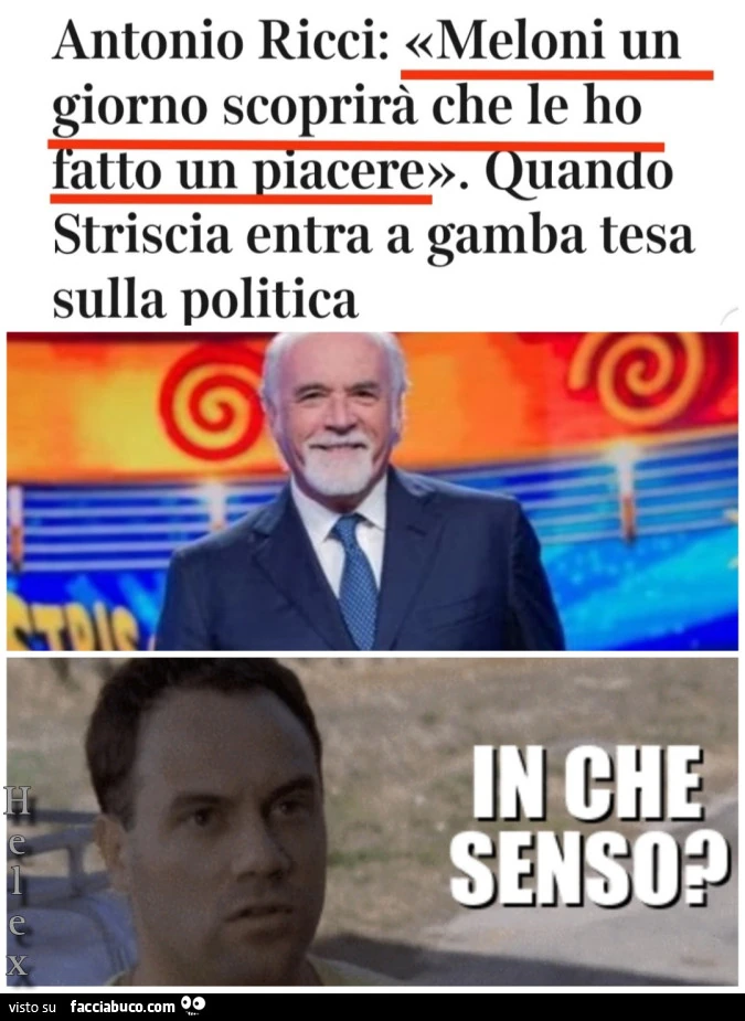 I favori di Ricci