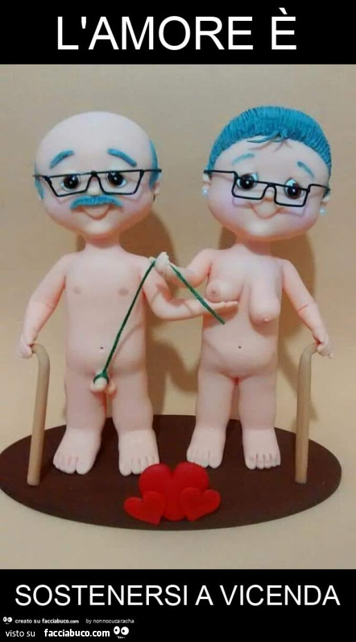 L'amore è sostenersi a vicenda