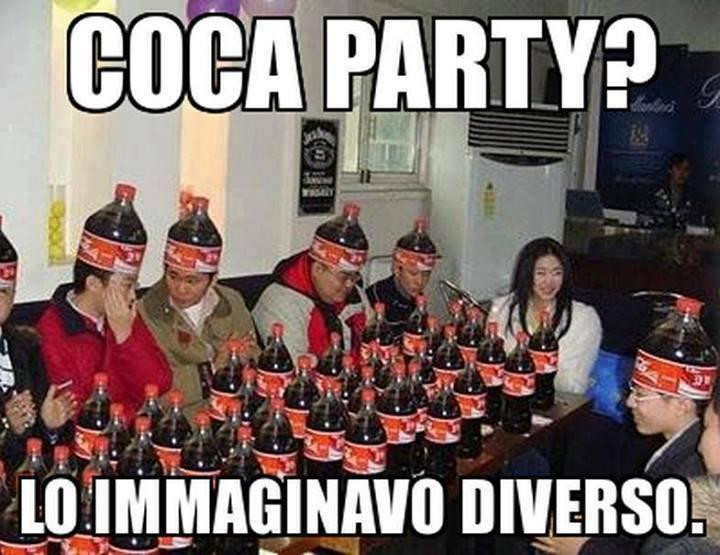 Party coca/coca cola
