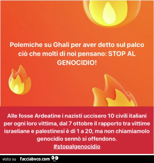 Polemiche su Ghali per aver detto sul palco ciò che molti di noi pensano: stop al genocidio