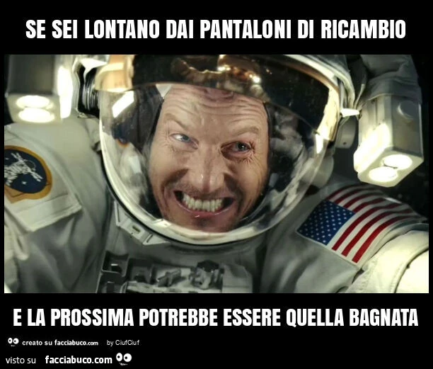 Se sei lontano dai pantaloni di ricambio e la prossima potrebbe essere quella bagnata