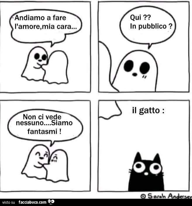 Andiamo a fare l'amore, mia cara… qui in pubblico