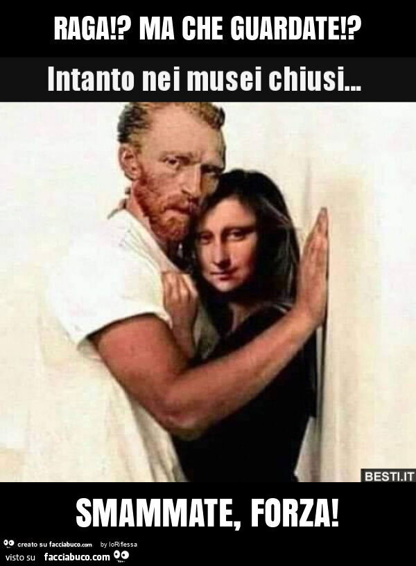 Raga?! Ma che guardare?! Smammate, forza
