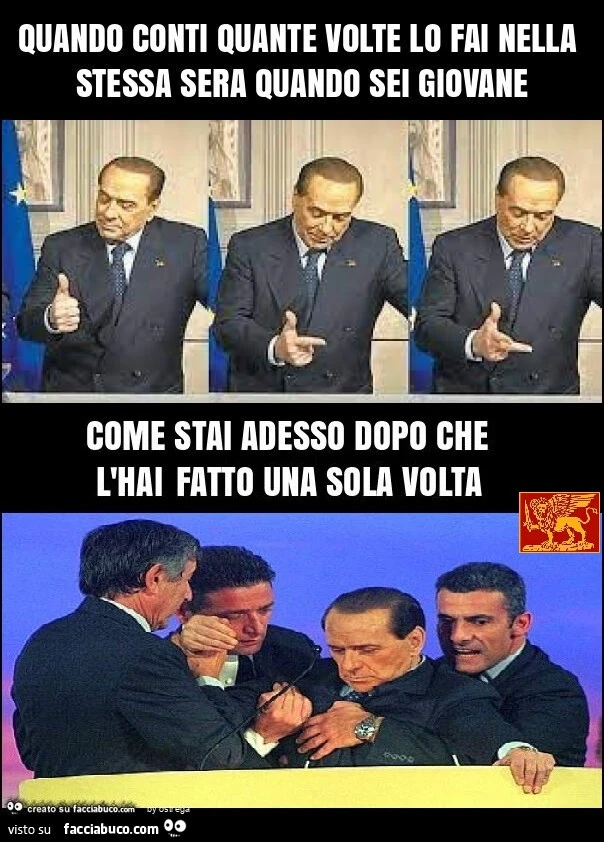 Quando conti quante volte lo fai nella stessa sera quando sei giovane