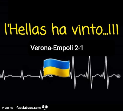 L'Hellas ha vinto. Verona Empoli 2 a 1
