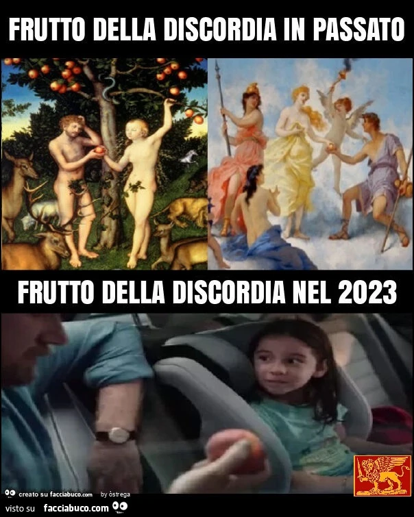 Frutto della discordia in passato vs. Nel 2023 mela e pesca Esselunga