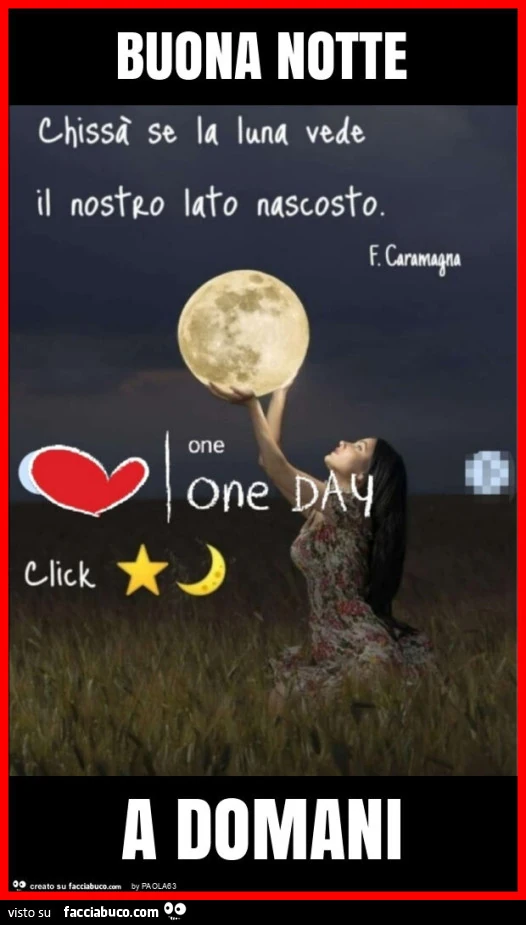 Buona notte a domani