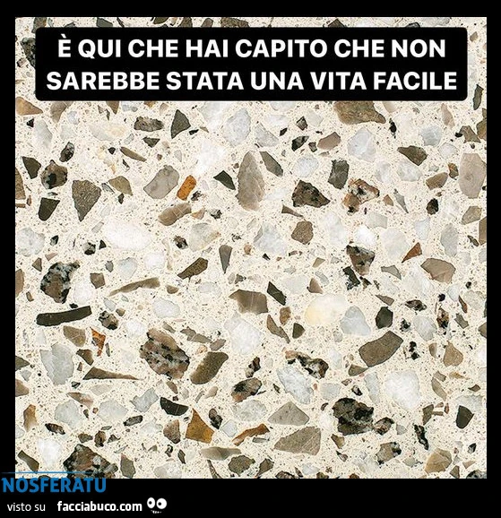 È qui che ho capito che