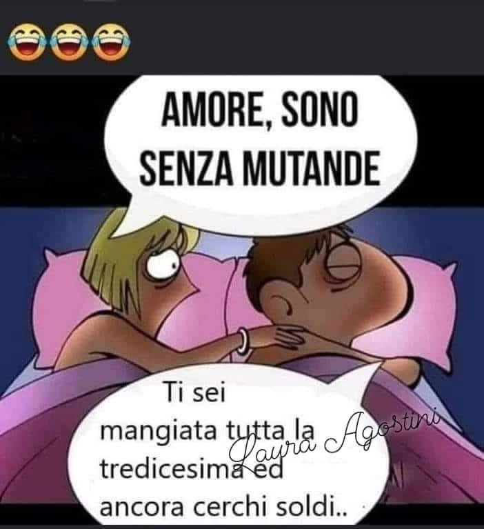 Amore sono senza mutandine