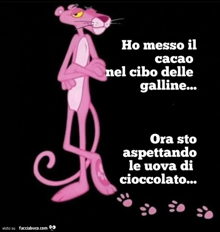 Ho messo il cacao nel cibo delle galline&hellip; ora sto aspettando le uova di cioccolato