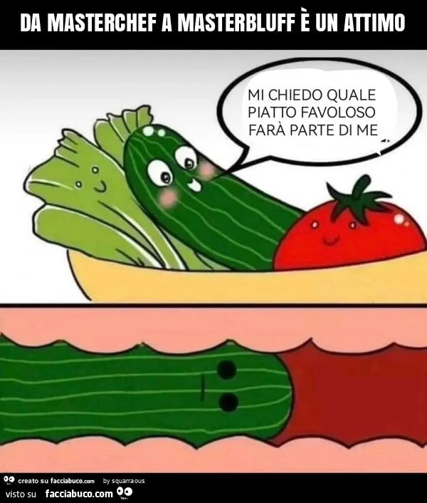 Da masterchef a masterbluff è un attimo