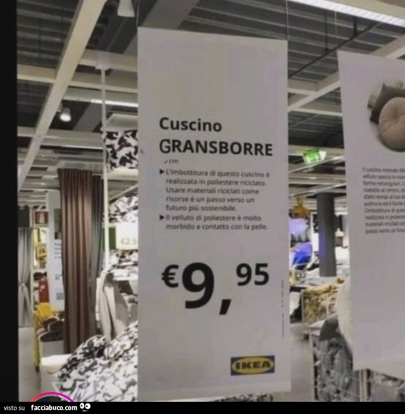 Ero Andato A Ikea Intenzionato A Cambiare I Cuscini Guanciali Per Facciabuco Com