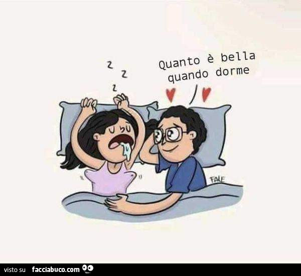 Quanto è bella quando dorme