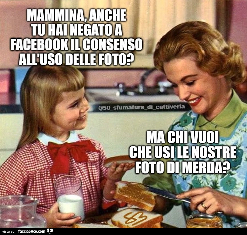 Ma chi vuoi che usi le nostre foto di merda