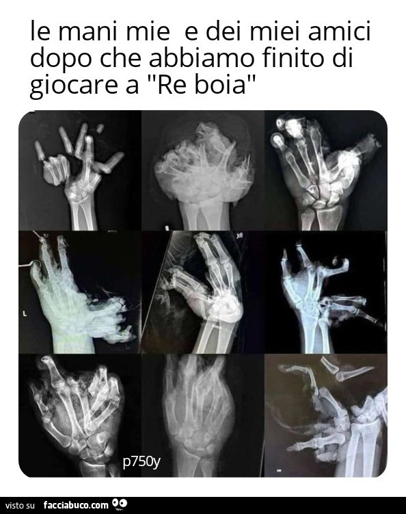 Re boia mani amici