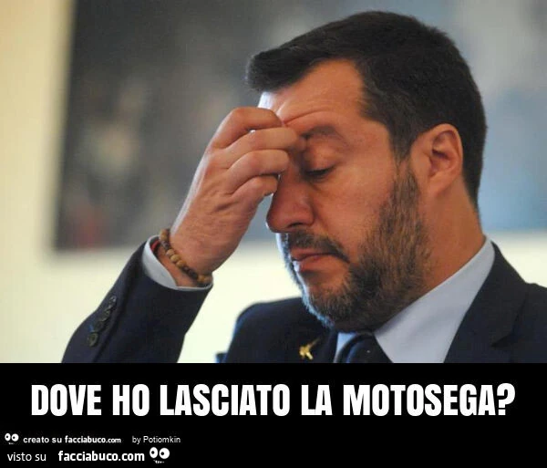 Dove ho lasciato la motosega?