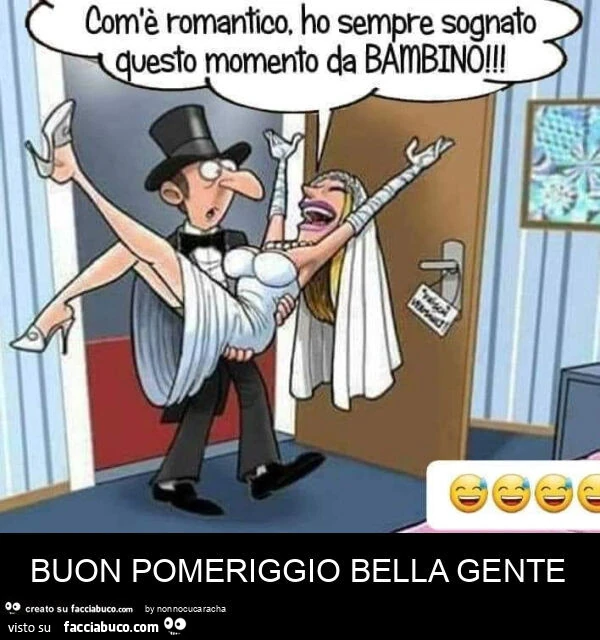 Buon pomeriggio bella gente