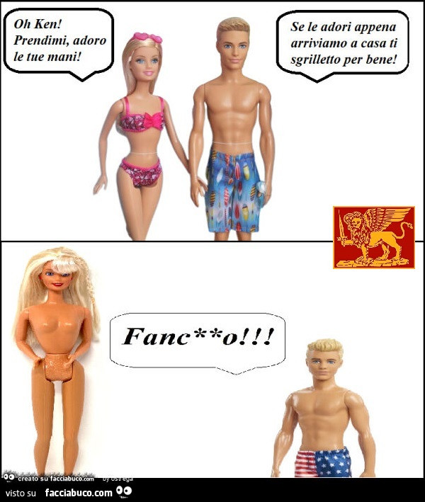 Barbie senza zoccolo di cammello