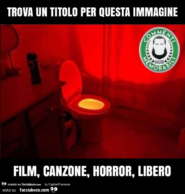 Trova un titolo per questa immagine film, canzone, horror, libero