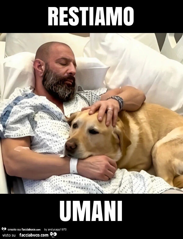 Restiamo umani