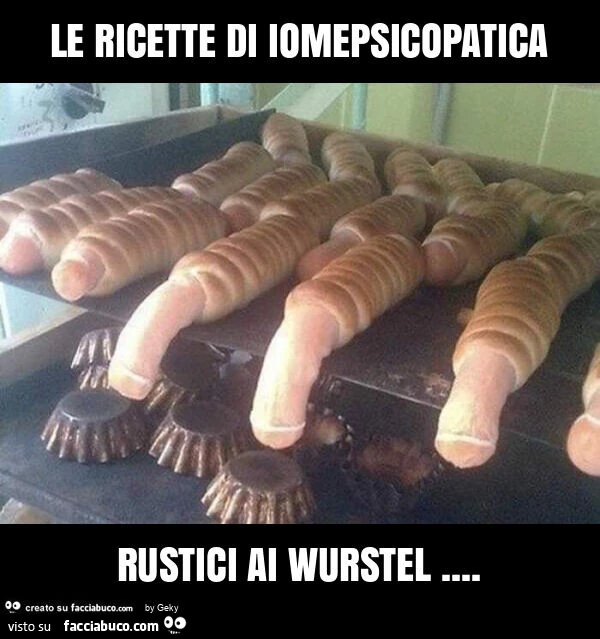 Le ricette di iomepsicopatica rustici ai wurstel