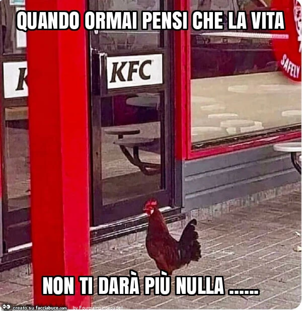 Quando ormai pensi che la vita non ti darà più nulla