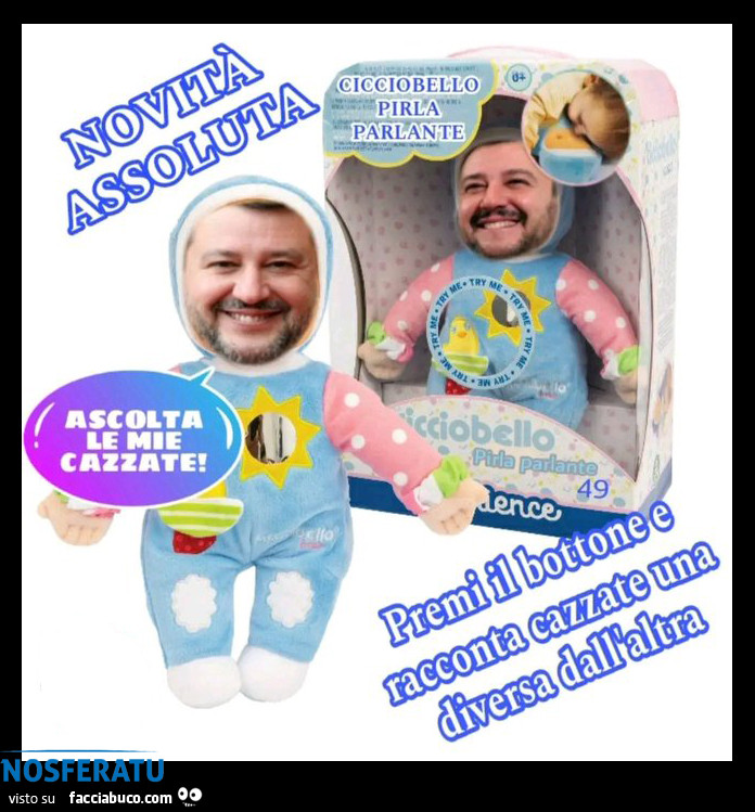 Salvini pirla parlante