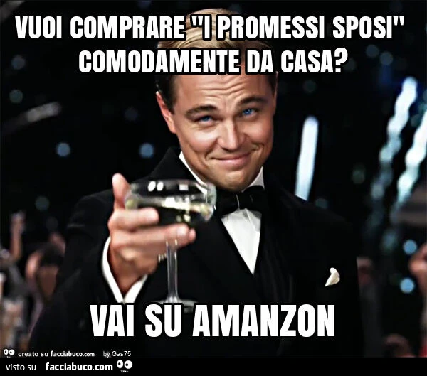 Vuoi comprare "i promessi sposi" comodamente da casa? Vai su amanzon