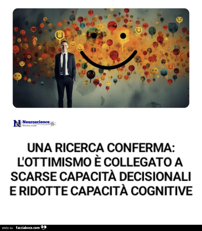 Ottimismo è il profumo della vita