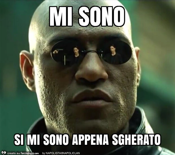 Mi sono si mi sono appena sgherato