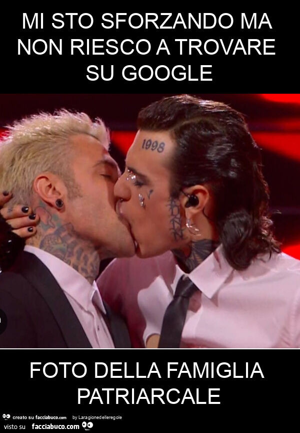 Mi sto sforzando ma non riesco a trovare su google foto della famiglia patriarcale
