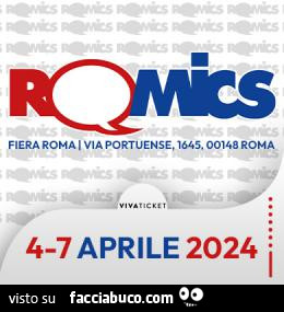 Romics 4-7 Aprile 2024