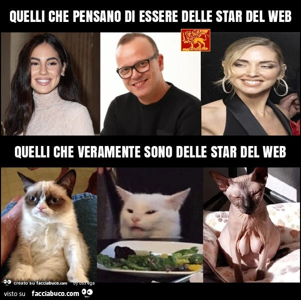 Quelli che pensano di essere delle star del web vs. Quelli che realmente lo sono
