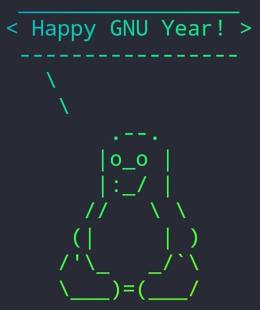 Happy GNU Year