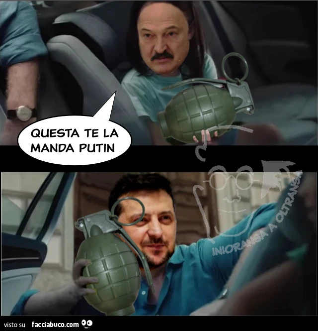Questa te la manda Putin