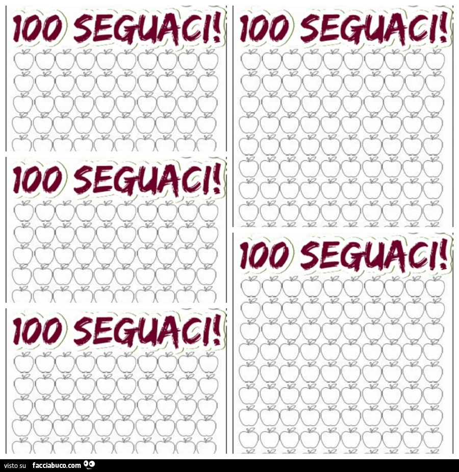 500 mele seguaci