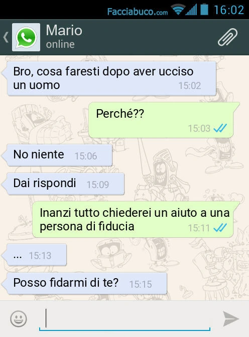 La fiducia in un amico