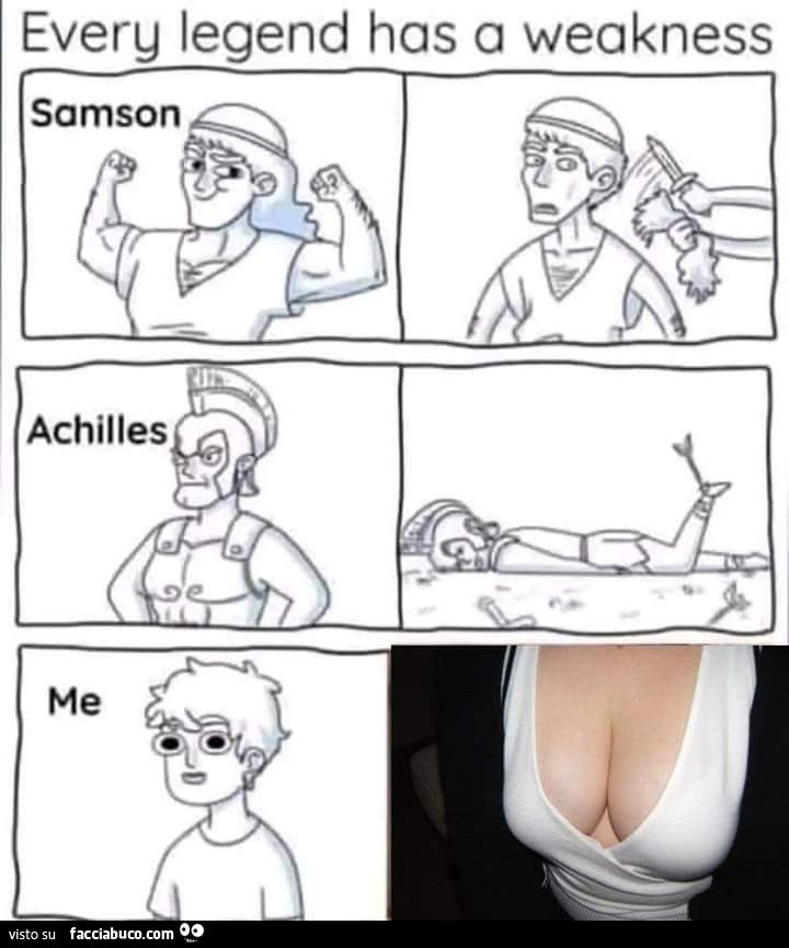 Every legend has a weakness
