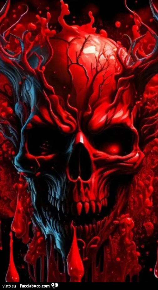 Teschio rosso