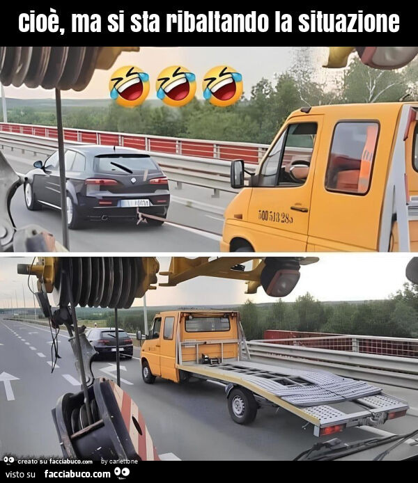 Cioè, ma si sta ribaltando la situazione